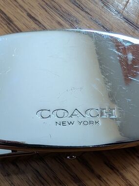 ​Coach Men’s Reversible Leather Harness Belt - Black/Brown